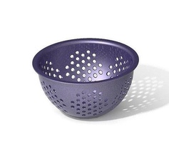 kitchen strainer bowl vessel plate cooking breakfast food lunch tableware dining house dinner restaurant hotel cookie fruits vegetables serving fashion salad 3d print model - Mito3D