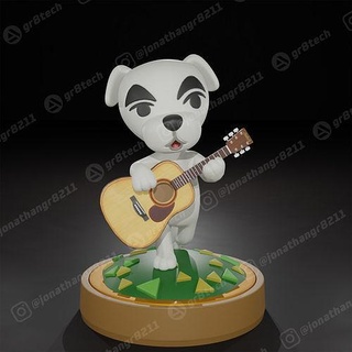 kk slider - animal crossing amiibo nintendo games animalcrossing blathers village isabelle acnh switch figure miniatures game figurines toys 3d print model - Mito3D
