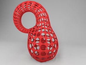 klein bottle mathematics geometry household house accessories 3d print model - Mito3D