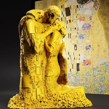 Klimt beijo 3d imprimível stl arte artístico deco Hesea haesea3dstore escultura decoração casa interiores livre interior estátua figura Itens gustav esculturas 3d print model - Mito3D