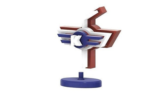 Scheiße Flyer Stand Logo schweizerisch suisse Schweiz Kunst Gadget Zeichen Logos 3d print model - Mito3D