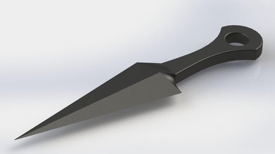 knife 3dprint plastic blade weapon melee toys military printable dagger games 3d print model - Mito3D