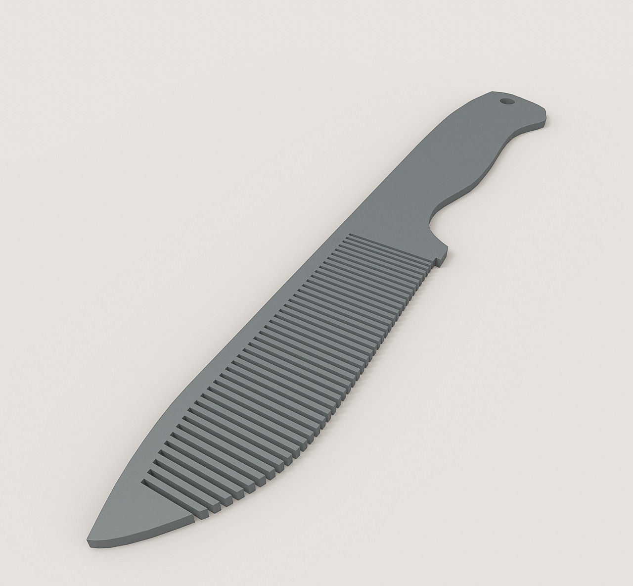 knife comb hobby-diy hair fake 3dprint hobby diy other home printing 3D print model - Mito3D