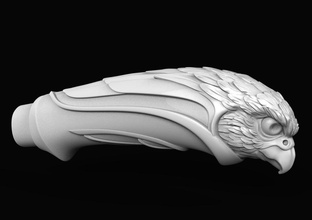 knife eagle cutting cut art 3d print model - Mito3D