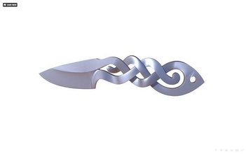 cuchillo falsificado 22 3d impresión fragua herrero decoración herramienta arma 3dprint superficie dura highpoly casa 3d print model - Mito3D