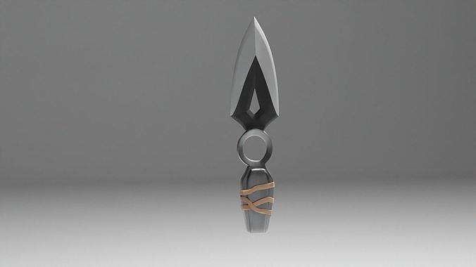 cuchillo jett 3d impresión kunai valorante arma daga pasatiempo bricolaje diy 3D print model - Mito3D