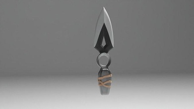 coltello jett 3d stampa kunai valoroso arma pugnale passatempo fai 3d print model - Mito3D