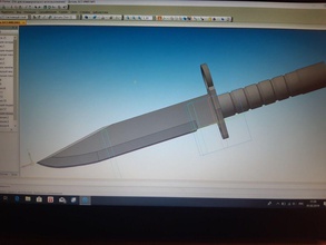 knife m9 games-toys computer electronic technology business advertising stand games toys 3d print model - Mito3D