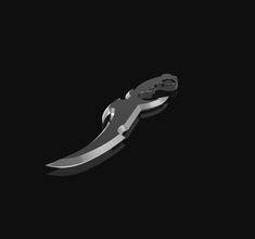 knife nz1 combat weapon blade ghost blackshot war kill dangerous bladed dagger military soldier army killer hobby diy other 3d print model - Mito3D