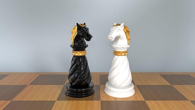 caballero 3d lujo ajedrez piezas impresión modelo trozo torre conjunto imprimible cnc resina juegos tablero caballo juguetes pieza estatua 3d print model - Mito3D