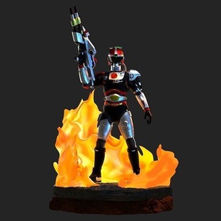 şövalye ateş sol beyin Tokusatsu Sentai ateşi metal kahraman Sanat heykeller 3d print model - Mito3D