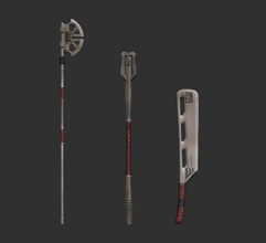 knight ren weapon custom star wars sword yoda light saber kylo tool 3d print head games toys 3d print model - Mito3D