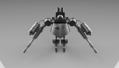 caballero robot v01 el los juguetes medieval escudo crusader guerrero jinete helm amored juegos de 3d print model - Mito3D