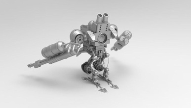 knightrobo de idade robô cavaleiro a arte brinquedo jogos brinquedos 3d print model - Mito3D
