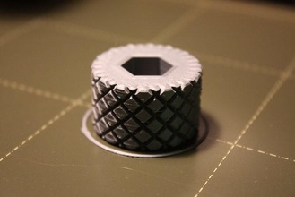 botão hex noz m6 m8 m10 casa faça 3dprint parafuso passatempo mão ferramentas 3d print model - Mito3D