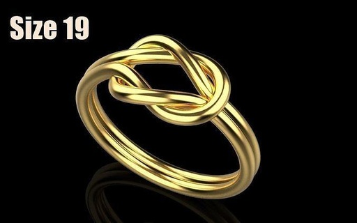 knot ring 3dmodel 3d print model 218 pendant bracelet earring gold rose silver printable bling jewelry luxury gem brilliant diamond fashion sterling beauty engagement rings 3d print model - Mito3D