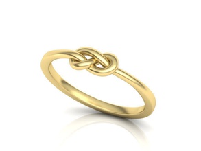 knot anello 3dmodel gioielli il nodo theknot pinterest 3dring moda matrimonio stackeblering stampabile oro usa canada anelli argento israele cad 3d print model - Mito3D
