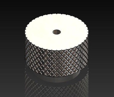 knurled knob 3d printable hardware print knobwithgrip industrial machinery cool grip industry work hobby diy mechanical parts 3d print model - Mito3D
