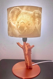 Koala Lampe Licht Beleuchtung Innere Haus 3d print model - Mito3D