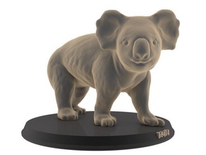 koala imprimible art lindo de aves salvaje animal los mamíferos real realista la naturaleza juguete juguetes estatua las esculturas 3d print model - Mito3D