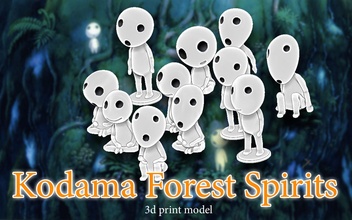 kodama forest spirits ghibli hayao miyazaki mononoke hime kodama korama spirit forest creature god character fantasy games toys games toys