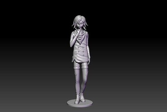 kokichi oma giocattolo figura anatomia anime arte carattere statua ragazzo capo sculture danganronpa 3dprint maschio cartone animato 3d print model - Mito3D