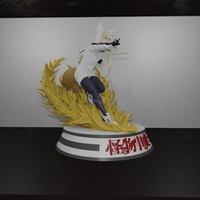 kon kemono jihen anime pelzig weiblich mädchen skulptur miniatur figur körper stilisiert charakter dynamisch pose fuchs kitsune spiele spielzeuge 3d print model - Mito3D