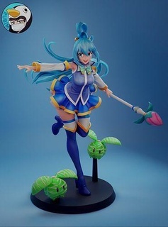 konosuba aqua Anime Charakter 3d 3dmodel 3dprint Spiele Spielzeuge 3d print model - Mito3D