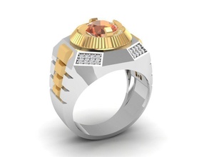 Corea diamante squillare uomini 634 gioielleria moda Accessori oro uomo donna donne unisex design feng shui anelli 3d print model - Mito3D