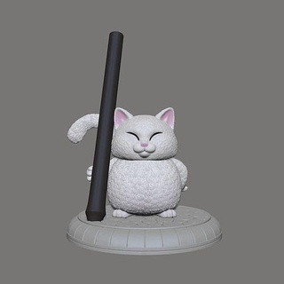 korin cat - dragon ball pen holder pet animal songoku toys character figure anime dragonball furniture games 3d print model - Mito3D
