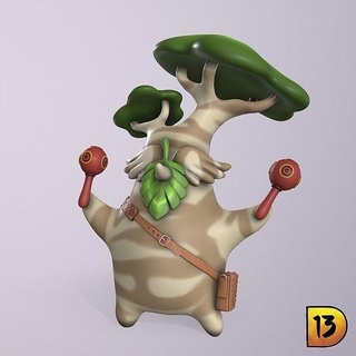 Korok paketleri sırt çantası hestu bağlantı Zelda botw totk oyun aksiyon şekil karakter pul vergisi oyunlar oyuncaklar 3d print model - Mito3D
