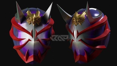 kr hibiki kurenai formato kamenriderhibiki tokusatsu cavaleiro mascarado atual 3dprint passatempo faça 3d print model - Mito3D