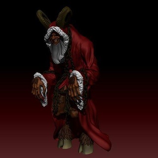 Krampus personaje monstruo fantasía demonio criatura Navidad diablo Arte esculturas 3d print model - Mito3D