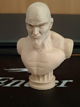 kratos dios of guerra busto imprimible griego gow ps2 videojuego sony estatua pla arte esculturas highpoly 3d print model - Mito3D