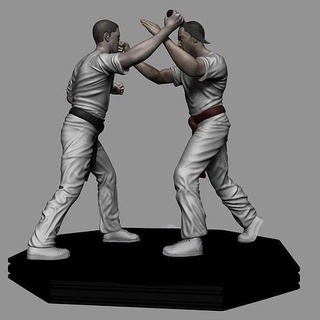 İddia maga savunma Kravmaga Sanat heykel Luta artemacial ataque İsrailli kaslı egzersiz insanlar heykeller 3d print model - Mito3D