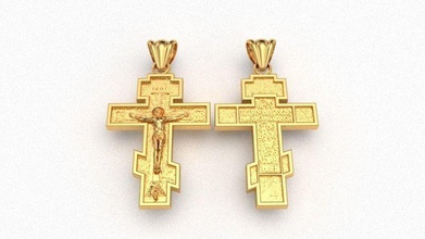 krest-cross 3d print model ortodox cross crisma christianity religion faith prayer christ church cnc photo jewelry pendants models 3d print model - Mito3D