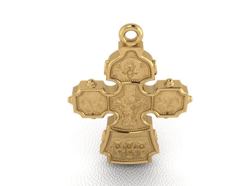 krest cross 17 christian religion religious jesus catholic catholicism choir christianity crucifix christ god chapel alter church crucifixion bible architucture monastery worship jewelry pendants 3D print model - Mito3D