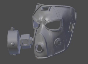 krieg masque borderlands 2 jeu cosplay bande dessinée casque mode accessoire respirateur jeux jouets accessoires 3d print model - Mito3D