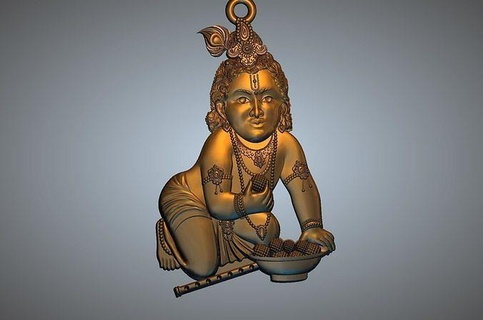 krishan ji kanha bansiwaal Hindugod Halbgott Ganesha Buddha Statue Shari Hindi Faun Jesus religiou Mythologie Bildhauerei Artcam indisch Indiangod Kunst 3d print model - Mito3D