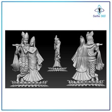 krishna idol 3d printable model printing 3dprint miniature 3dscaning 3ddesign 3dart 3dmodeling 3dgodmodel god sculpture mural statue art sculptures 3d print model - Mito3D