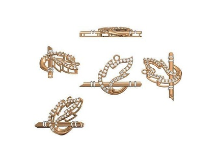 krishna logo pendent gold design silver art character printable jewelry pendants 3d print model - Mito3D