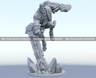 xanta 3d impressão modelo liga legendas ri jogos brinquedos 3d print model - Mito3D