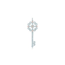 kt 019 chave pingente brinco colar anel moda marca fofa prata joalheria arte imprimível diamante pingentes 3d print model - Mito3D