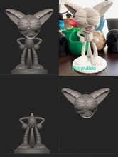 kurochan cyborg kuro chan character cartoon sculpture figure games toys 3d print model - Mito3D