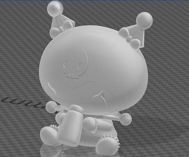 Kuromi bebê Sanrio personagem kurumi fofa arte esculturas 3d print model - Mito3D