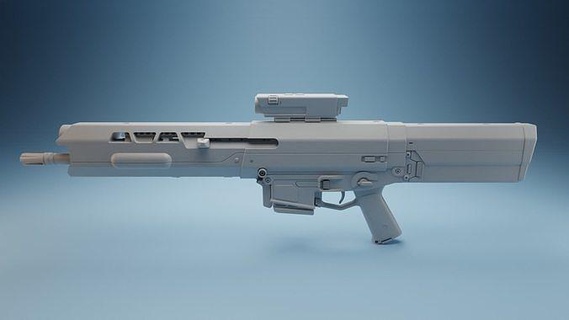 kv oblivion prises fusil Taille oubli jack riffle arme film soutenir movieprop loisir DIY 3d print model - Mito3D