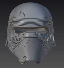 kylo ren helmet 3d-printing hobby-diy starwars star wars episode 7 first order rogue hobby diy other 3d print model - Mito3D