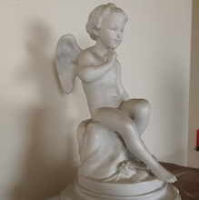 l amour menacant sanat heykel aşk tarama porcelaine tarar kopyaları 3d print model - Mito3D