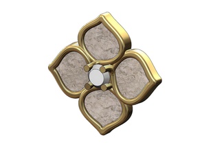 la fleur imperiale Replik Chopard Schmuck druckbar Gold Anhänger Charme Armband Luxus Mode Zubehör Halskette Diamant Blume Juwel Ring Halsketten 3d print model - Mito3D