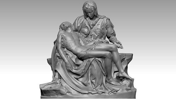 la Meryemana resmi 3d modelleme Yazdır tarama Mary bakire anne isa İsa Kutsal Kitap cnc takı kolye Hıristiyan Rahatlama Katolik Sanat heykeller taramalar kopyalar 3d print model - Mito3D